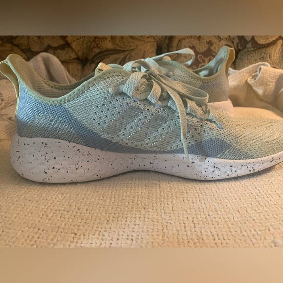 Adidas Fluid Flow 2.0 Running Shoes Womens 10 Mint Green Silver Yellow Athletic - Picture 8 of 10